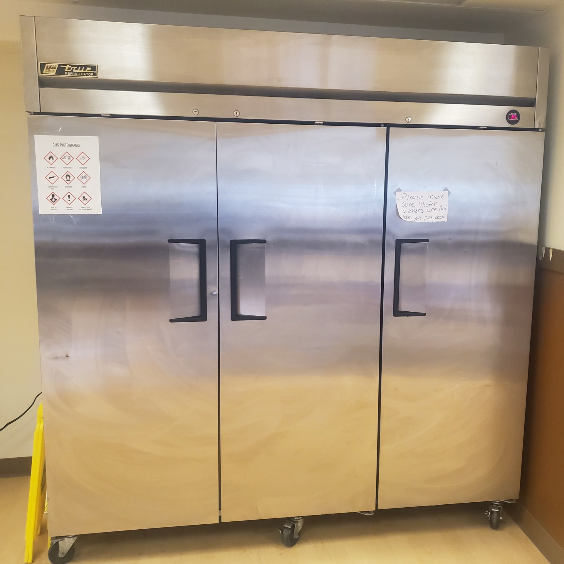 Commercial reach-in cooler in Anchorage, AK.