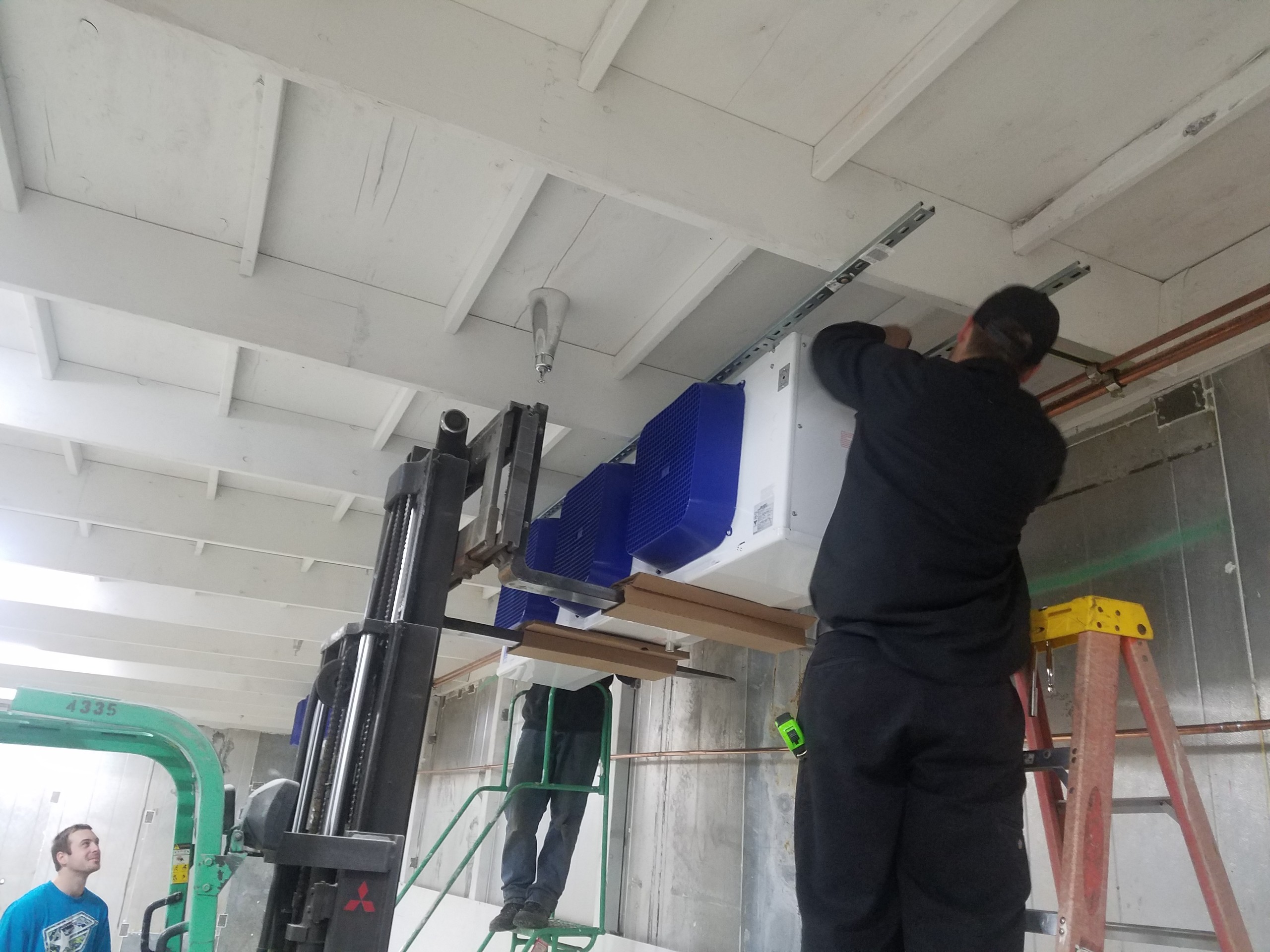 HVAC installation work