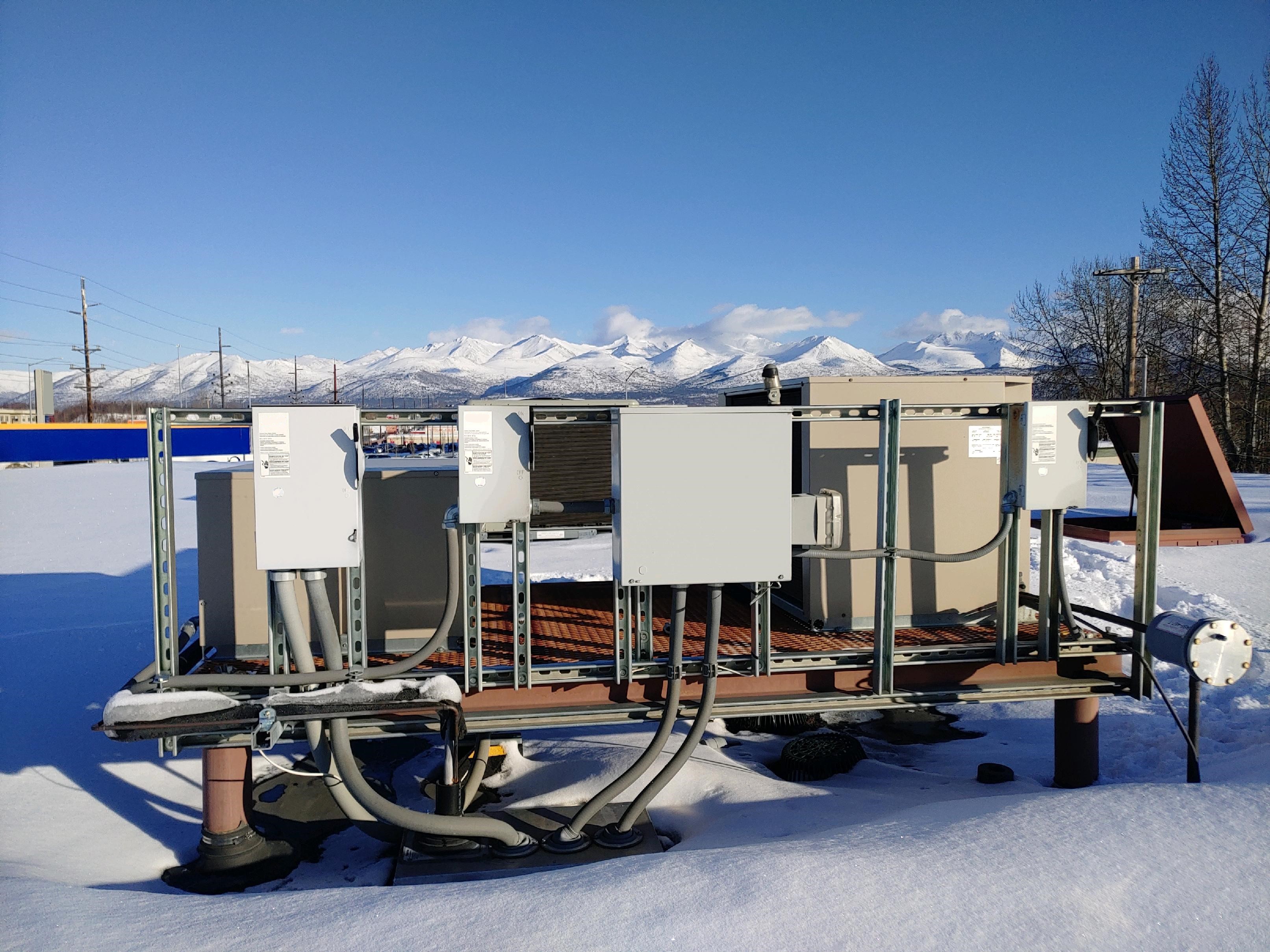 Commercial refrigeration equipment installation